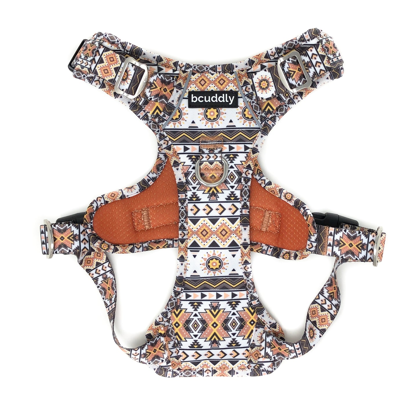 Large Dog Harness - Tan Aztec