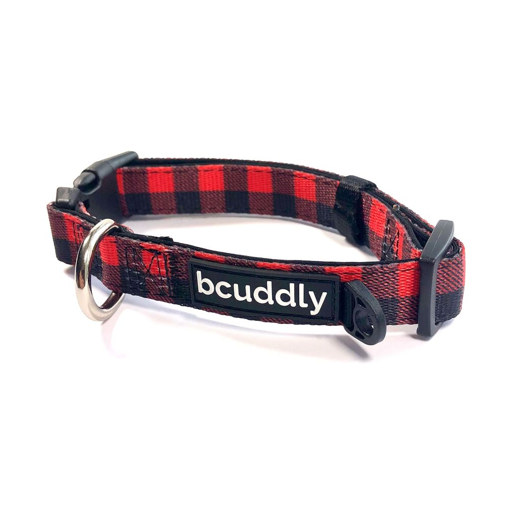 Dog Collar - Red Plaid Classic