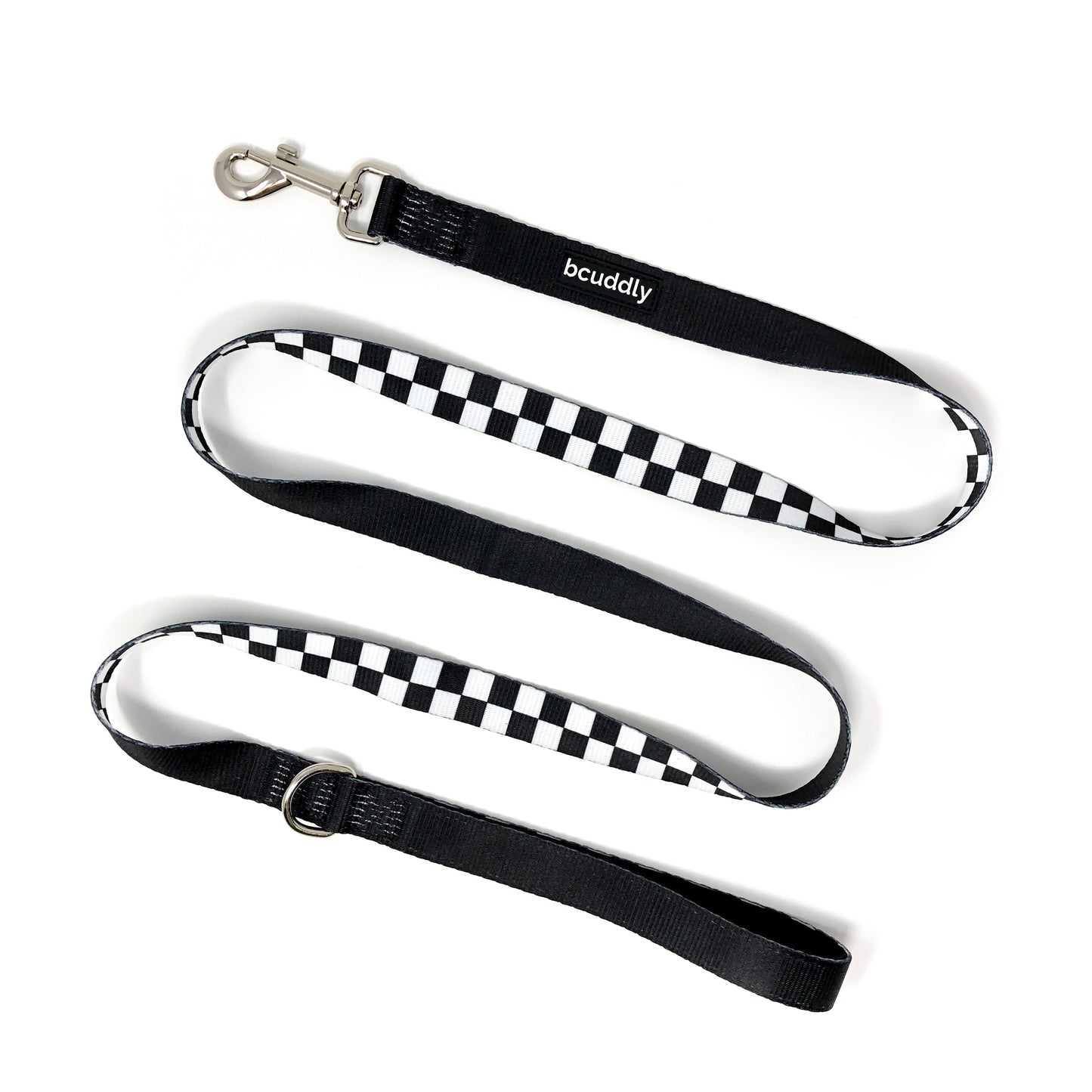 Dog Leash - Black Checker (6ft)