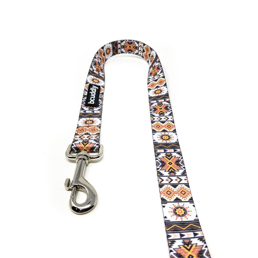 Dog Leash - Tan Aztec (6ft)