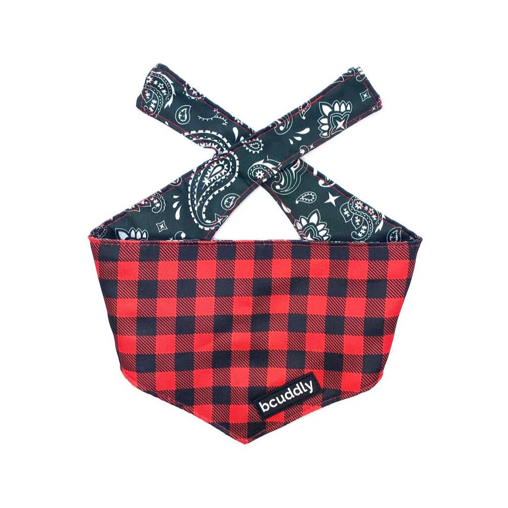 Dog bandana - Red Plaid Classic