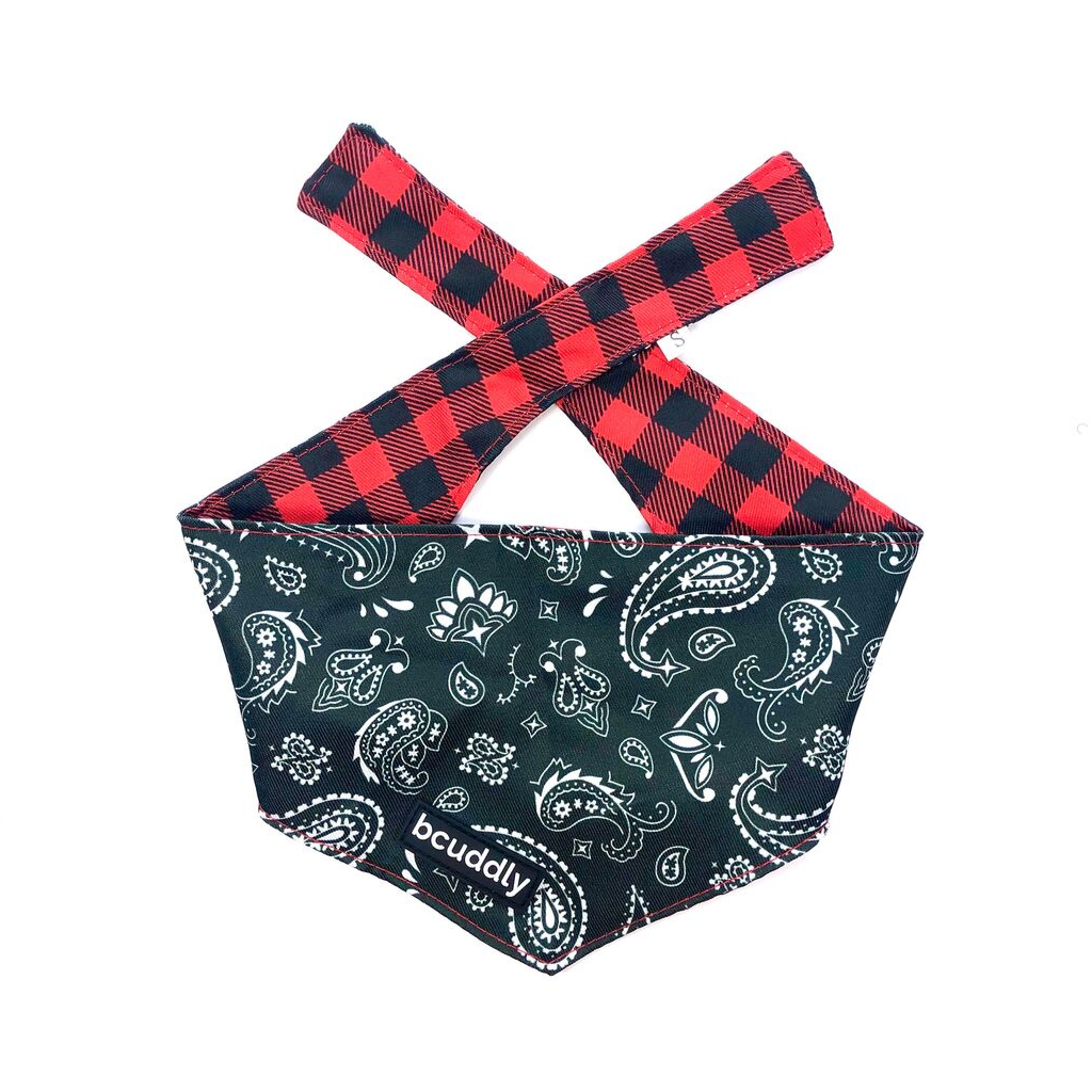 Dog bandana - Red Plaid Classic