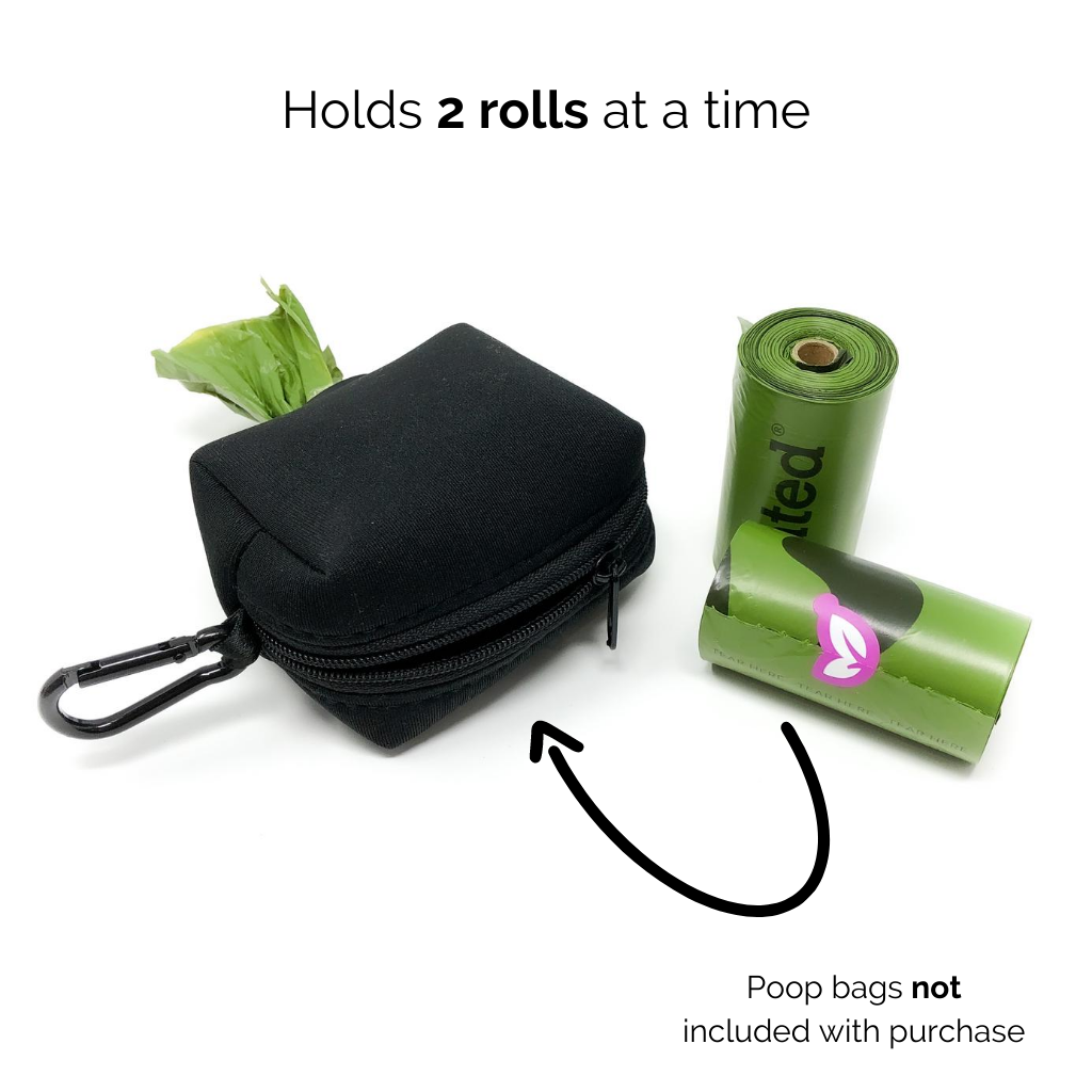 Poop bag holder - Black