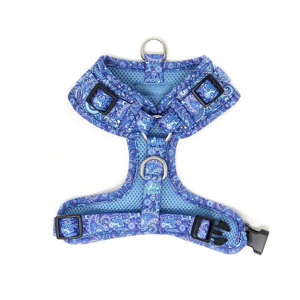 Control Dog Harness - Blue Paisley (NEW)
