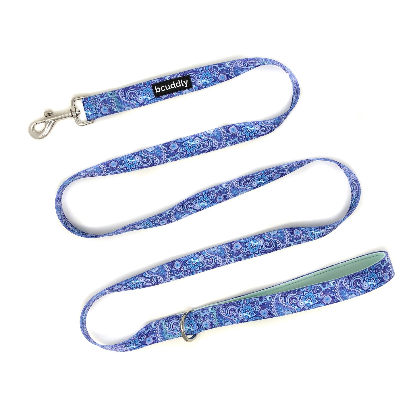 Dog Leash - Blue Paisley (6ft)